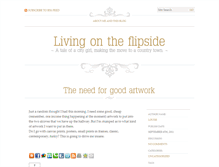 Tablet Screenshot of livingontheflipside.com